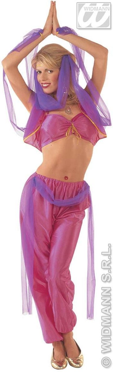 1001 Nacht & Arabisch & Midden-Oosten Kostuum | Buikdansende Harem Danseres Kostuum Vrouw | Medium | Carnaval kostuum | Verkleedkleding